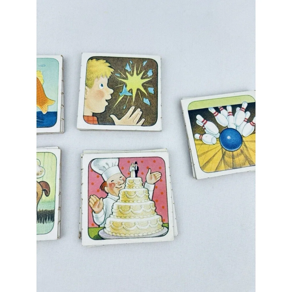 Vintage 1983 Step by Step MEMORY Game Bradley Replacement Cards - 7‎ Sets